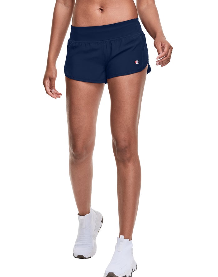 Champion Womens Shorts NZ - Sport 2.5 Navy ( 5920-NRVTA )